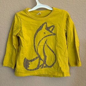 Benetton Baby organic cotton long sleeve fox shirt